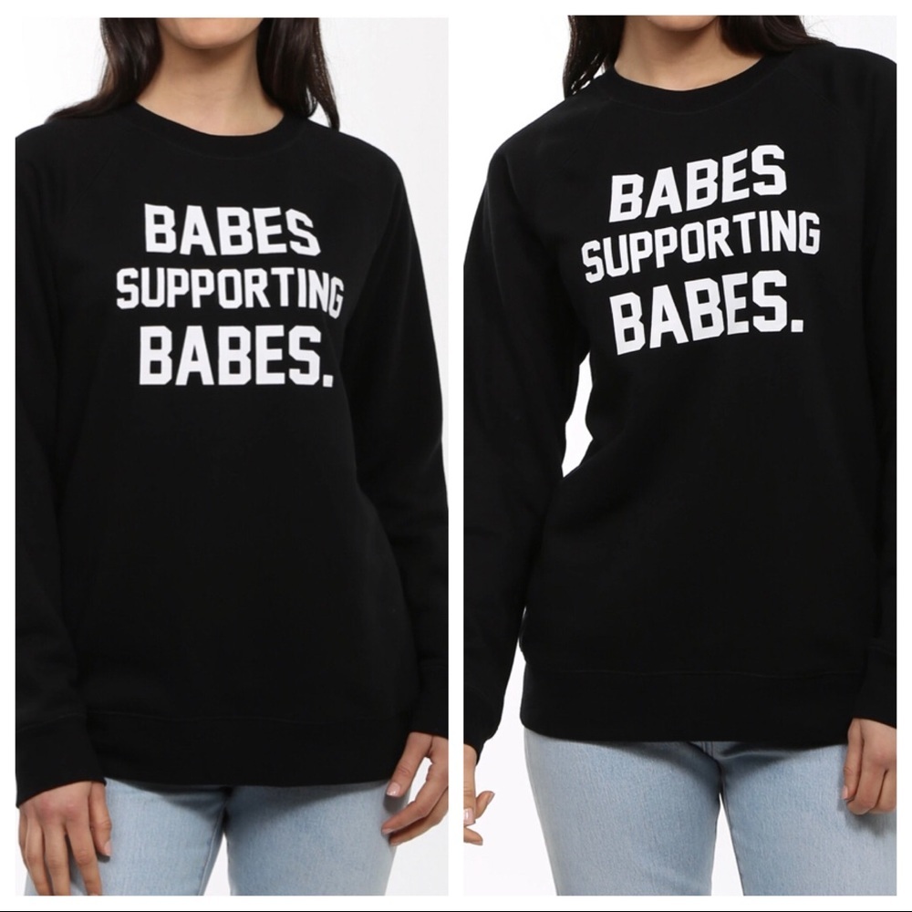 BrunettetheLabel Babes Supporting Babes Sweatshirt